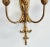 Gold Vintage Italian Gilt Candle Wall Sconce For Sale - Image 8 of 9