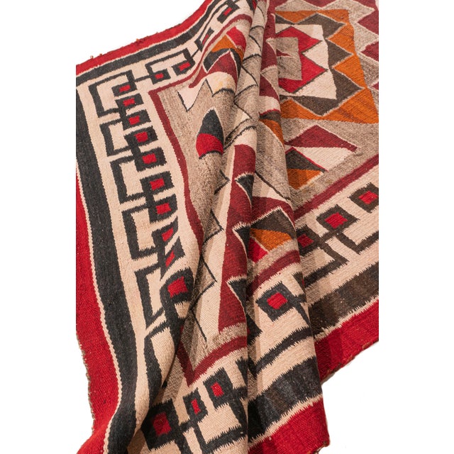 Vintage Navajo Style Rug 4'6 X 8' For Sale In New York - Image 6 of 10