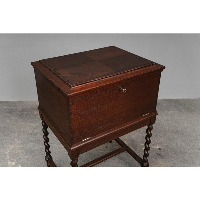 Art Nouveau Wooden Cutlery Chest For Sale - Image 9 of 18
