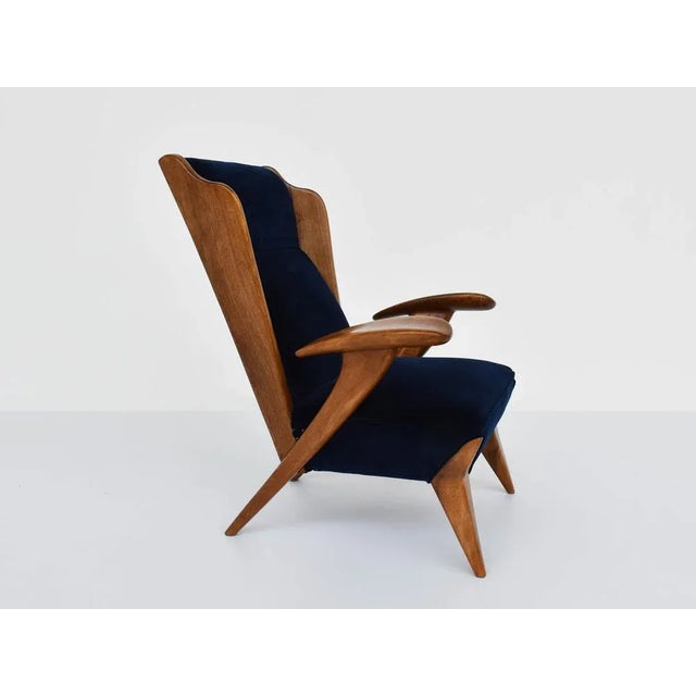 Triennale Armchair by Guglielmo Pecorini, Italy, 1948 For Sale - Image 13 of 13