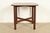 A gorgeous antique Mission or Arts & Crafts period quarter sawn oak clip corner lamp table, center table, or occasional...
