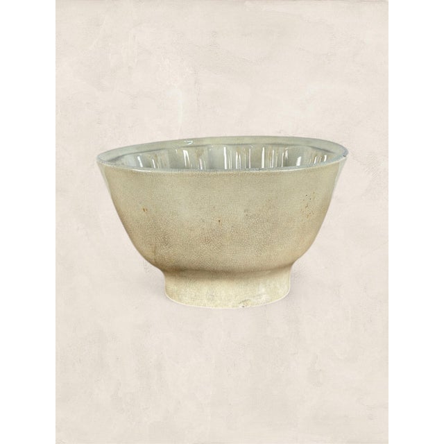 Victorian Antique English Victorian Ceramic Jelly Mould For Sale - Image 3 of 7