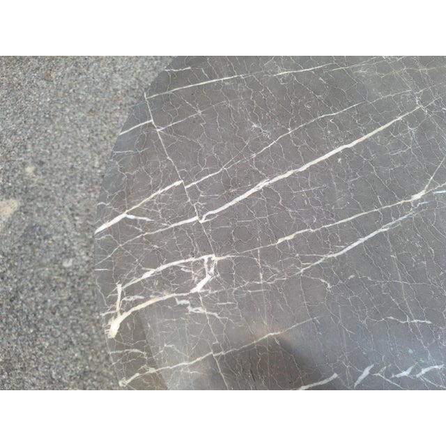 Belsize Model Coffee Table in Iron with Grey Orobic Marble Top by Rodolfo Dordoni for Molteni & C For Sale - Image 5 of 16