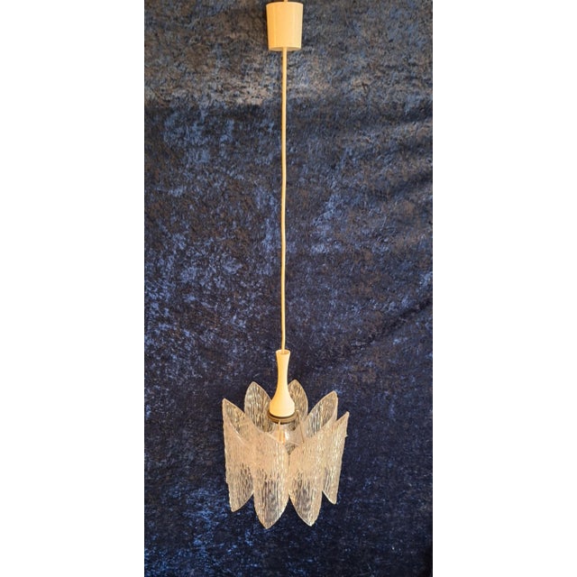 Vintage Ceiling Lamp with Cream-Colored Plastic Mount, 1970s For Sale - Image 4 of 9