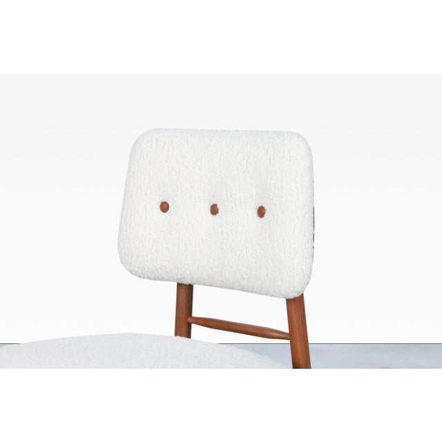 1950s Mid Century Walnut Dining Chairs by Greta M. Grossman for Glenn of California, Set of 10 For Sale - Image 9 of 12