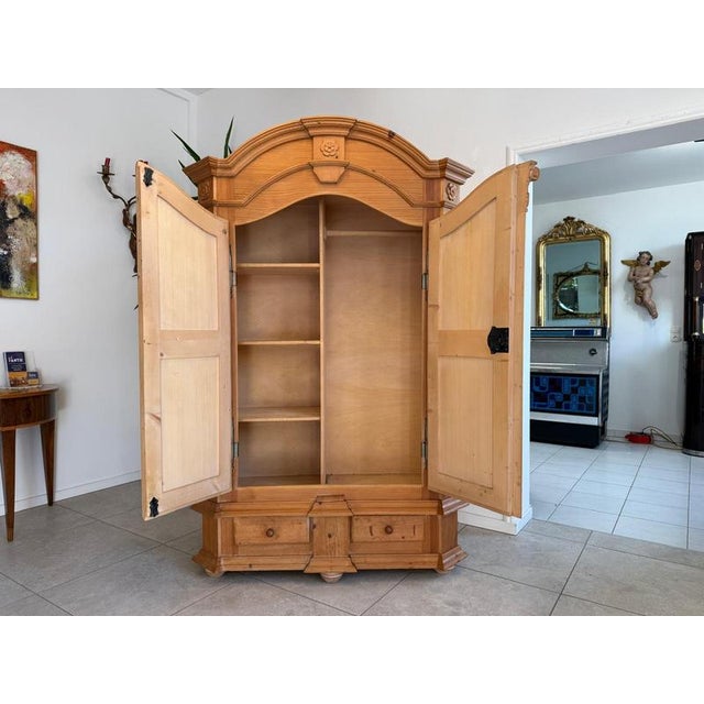 1980s Vintage Farmhouse Wardrobe, 1980s For Sale - Image 5 of 13