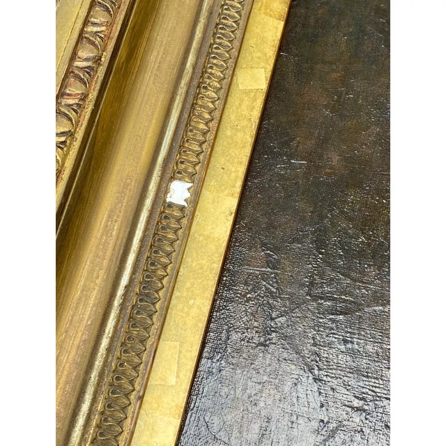 Brown Andrew F. Affleck Oil Painting of Old Man Signed Antique 1899 For Sale - Image 8 of 11