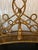 Vintage Italian Hollywood Regency Gilt Metal Rope & Tassel Magazine Rack dimensions: 18" x 8" x 22" Shipping costs are...