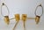 Contemporary C.1980's Hinson Brass Plated Swing Arm Sconces - Pair For Sale - Image 3 of 18