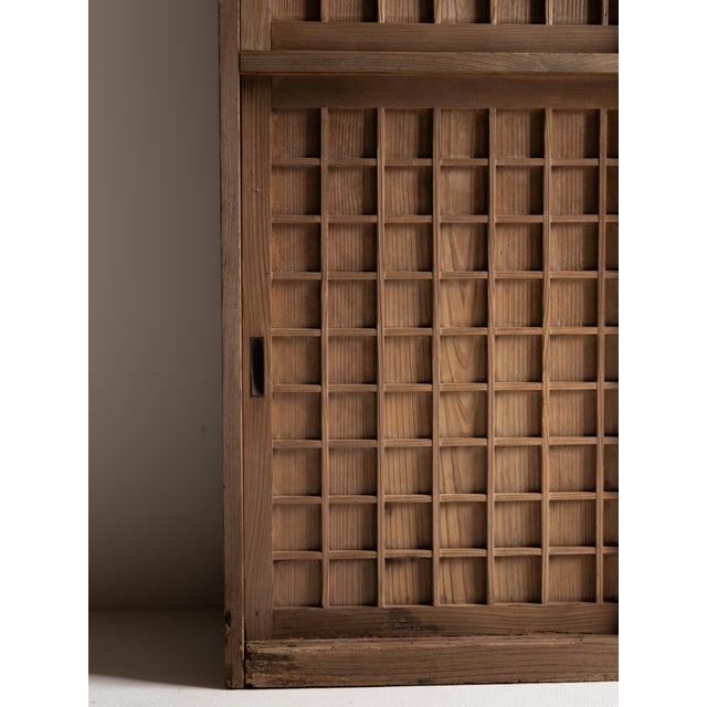 Japanese Modern Cabinet 1920-1940s / Tansu Wabi-Sabi For Sale - Image 12 of 18