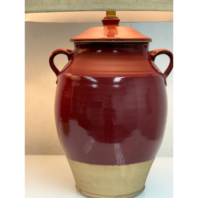 Ceramic Rowe Pottery Works Table Lamps, Pair For Sale - Image 7 of 12