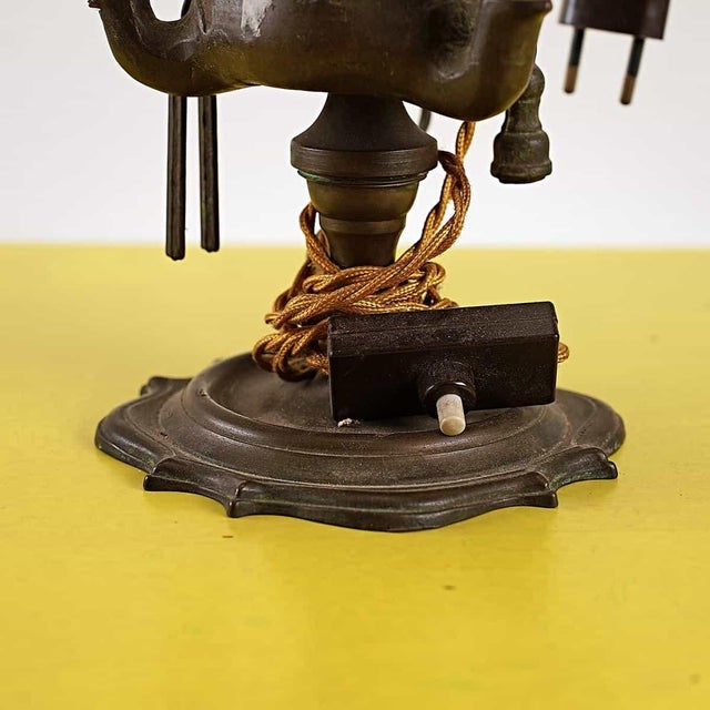 Florentine Three-Light Table Lamp For Sale - Image 5 of 7