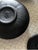 Michael Aram 1980s Michael Aram "Africana Collection"/Matte Black Textured Creamer & Sugar Set For Sale - Image 4 of 4