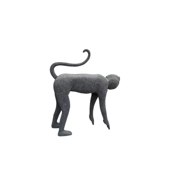 Mid Century Modern Crouching Monkey Sculpture For Sale - Image 4 of 8