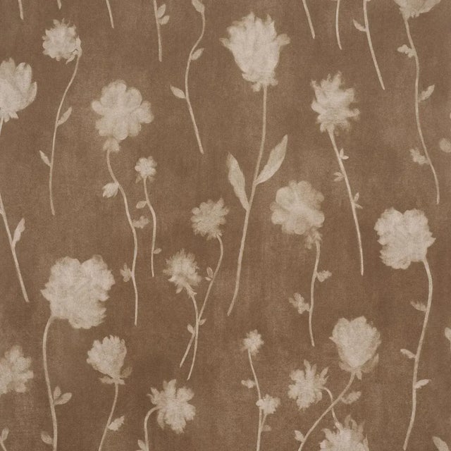 Schumacher x Backdrop Before Midnight Wallpaper In Chocolate For Sale