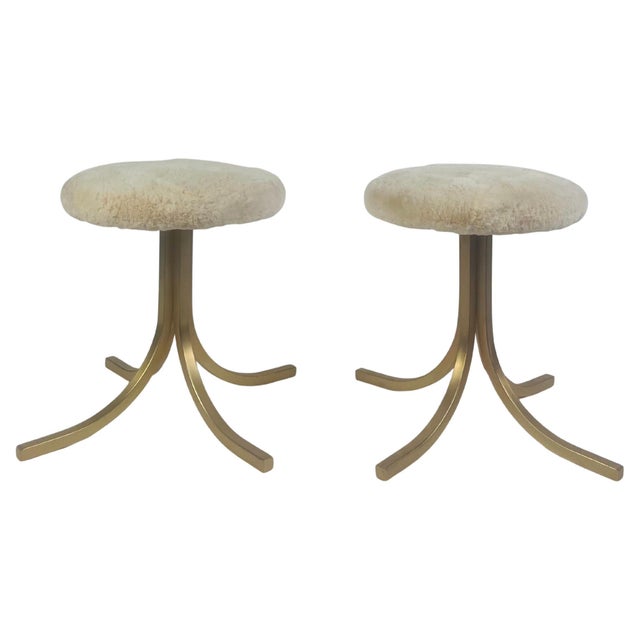 Vintage Stools by Miguel Fisac, 1960, Set of 2 For Sale - Image 10 of 10