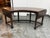 Design Plus Gallery presents a Traditional Parquetry Kidney-Shaped Writing Desk. The distinctive curved profile is formed...