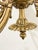 Early 20th Century Ornate Art Nouveau Brass Chandelier For Sale - Image 4 of 5