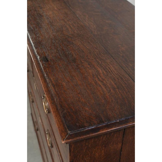Brown Large Antique English Chest of Drawers, 1700s For Sale - Image 8 of 14