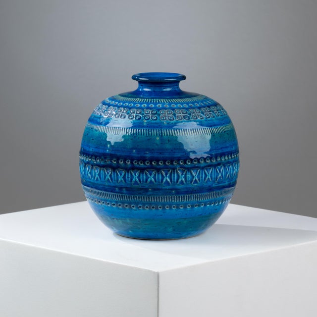 Polychrome Ceramic Vase by Sardatis Castelsardo, 1950s For Sale - Image 6 of 6