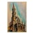 Henry Emil Salloch Original Watercolor on Paper Abstract Cathedral Architectural Study, 1972. For Sale