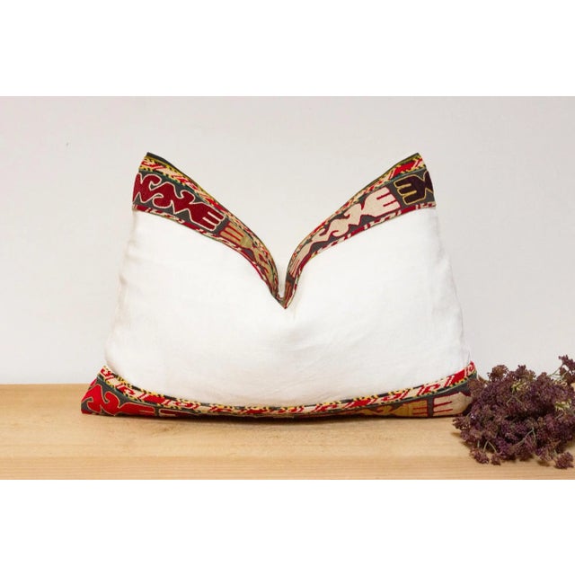 Textile Mani Antique Lakai Tribe Linen Pillow For Sale - Image 7 of 7
