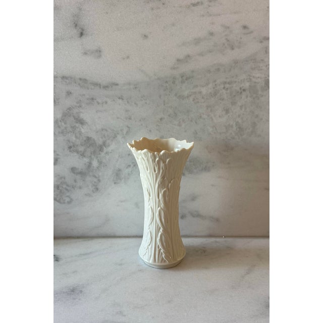 French Country Vintage Lenox Woodland Vase For Sale - Image 3 of 8