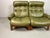 Vintage Scandinavian Two-Seater Ry-Wing Lounge Sofa in Olivegreen Leather by Elsa and Nordahl Solheim for Rybo Rykken & Co, 1960s For Sale - Image 12 of 18