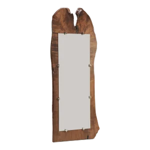 Enrico Bartolini Norway Maple Live Edge Mirror - Brass Tag #121