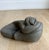 Vintage Botero-Inspired Hand-Carved Stone Reclining Woman Sculpture – Indoor or Garden Art For Sale - Image 10 of 10