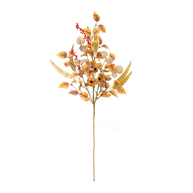 Bring the warmth of autumn into your home with the Mixed Fall Foliage Pod Spray set. Featuring two stunning sprays adorned...