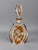 19th Century Art Deco Bohemian Artisan Amber Cut Crystal Decanter For Sale - Image 9 of 9