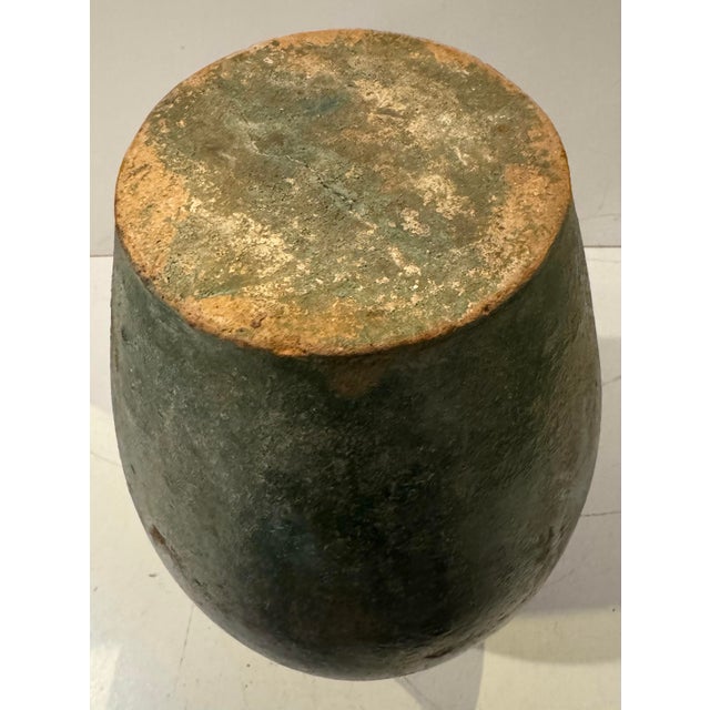 Vintage Green Vessel For Sale - Image 10 of 10