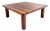 Vintage Italian Walnut Coffee Table, 1960s For Sale
