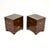 Vintage Military Campaign Bedside Chests, 1950, Set of 2 For Sale - Image 3 of 11