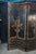 Vintage Chinoiserie Black Lacquer 8 Panel Folding Screen Room Divider 144" For Sale - Image 4 of 18