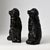 Antique Staffordshire Jackfield Black Mantle Dog Figurines, 1800s, Set of 2 For Sale - Image 4 of 10