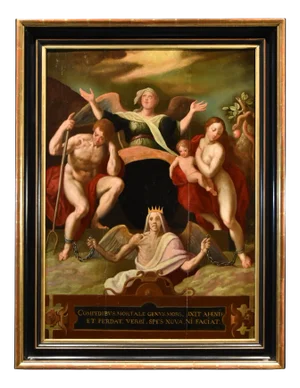 Jacob De Backer, Redemption of Adam & Eve, 1575, Oil Painting