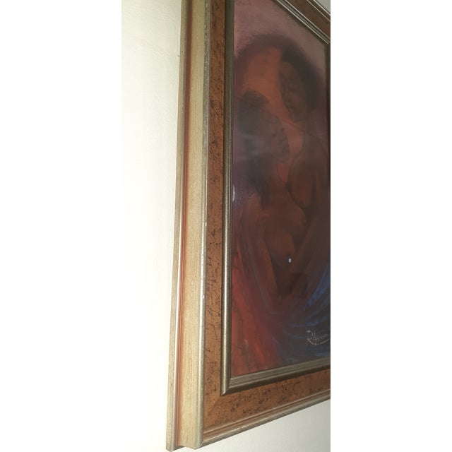 Contemporary Contemporary "Eternal Embrace" Nude Figurative Acrylic on Canvas Painting by Richard Atkinson, Framed For Sale - Image 3 of 6