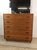 1960s Danish Modern Teak Highboy Dresser With Mounted Mirror For Sale - Image 5 of 12