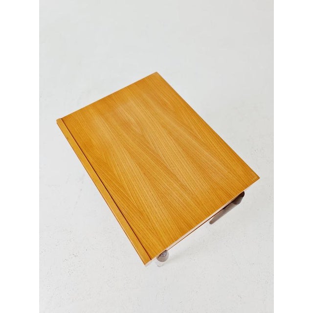 Mid-Century German Teak abd Ash Side Table by Wk Möbel, 1960s For Sale - Image 16 of 18