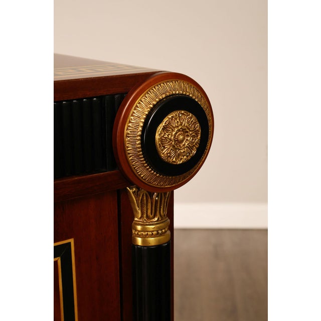 Infinity Furniture Neoclassical Style Mahogany Tall Chest For Sale - Image 9 of 18