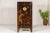 Qing Dynasty Hand-Painted Cabinet with Floral Décor, Doors and Drawers For Sale - Image 4 of 12