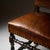 Late 19th Century Four Louis XIII Style Leather Dining Chairs For Sale - Image 5 of 9