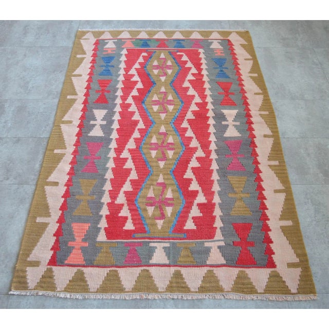 Turkish 1980s Hand Woven Turkish Rug For Sale - Image 3 of 8