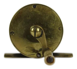 Vintage Brass Fishing Reel