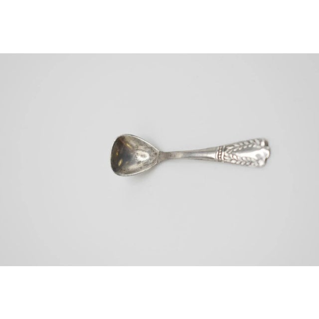Late 19th Century Silver Salt Cellar Spoon For Sale In Wichita - Image 6 of 7