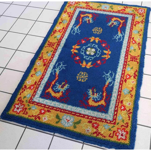 1960s Vintage French Savonnerie Rug For Sale - Image 12 of 13