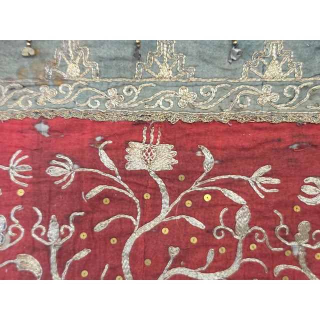 Antique Early 20th Century Sumatran Ceremonial Tirai Textile Hanging For Sale - Image 16 of 18