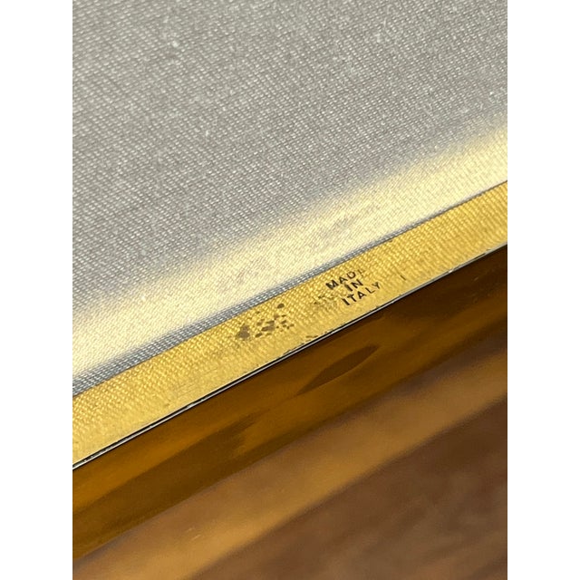 1970’s Mid Century Modern Octagonal Oversized Wall Mirror For Sale - Image 4 of 7